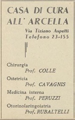 Casa di Cura Arcella 1938